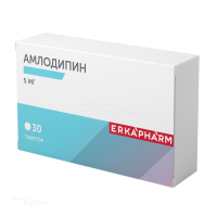 АМЛОДИПИН 5мг N30 табл ВЕЛФАРМ