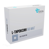 L-ТИРОКСИН 50мкг N100 табл ОЗОН
