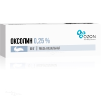 ОКСОЛИН 0.25% x 10г N1 мазь наз ОЗОН