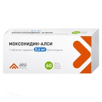 МОКСОНИДИН-АЛСИ 400мкг N60 табл п.п.о. АЛСИ ФАРМА
