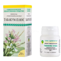 ТАБАКУМ-ПЛЮС 20г N1 гран гомеопат ДОКТОР Н