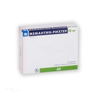 МЕМАНТИН-РИXТЕР 10мг N60 табл п.п.о. ГЕДЕОН РИХТЕР ПОЛСКА