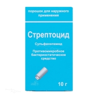 СТРЕПТОЦИД 10г N1 пор д/наружн прим ЛЕКАРЬ