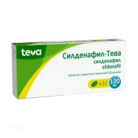 СИЛДЕНАФИЛ-ТЕВА 100мг N12 табл п.п.о. АКТАВИС