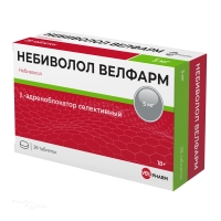 НЕБИВОЛОЛ ВЕЛФАРМ 5мг N28 табл ВЕЛФАРМ