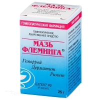 МАЗЬ ФЛЕМИНГА 25г N1 мазь д/местн и наружн прим гомеопат ГОМЕОПАТИЧЕСКАЯ ФАРМАЦИЯ