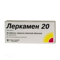 ЛЕРКАМЕН 20 20мг N28 табл п.п.о. БЕРЛИН-КЕМИ АГ