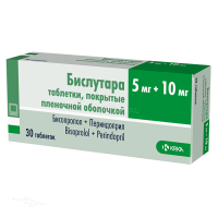 БИСЛУТАРА 5мг+10мг N30 табл п.п.о. КРКА, Д. Д., НОВО МЕСТО