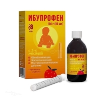 ИБУПРОФЕН 20мг/мл x 80мл N1 сусп д/приема внутрь д/дет аром клубн в комплекте: шприц мерный ФАРМСТАНДАРТ-ЛЕКСРЕДСТВА