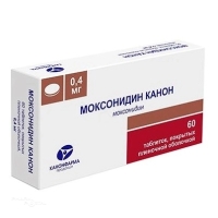 МОКСОНИДИН КАНОН 400мкг N60 табл п.п.о. КАНОНФАРМА ПРОДАКШН