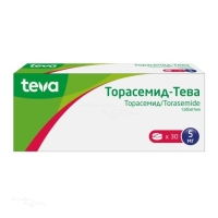 ТОРАСЕМИД-ТЕВА 5мг N30 табл ПЛИВА ХРВАТСКА