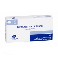 МЕМАНТИН КАНОН 10мг N30 табл п.п.о. КАНОНФАРМА ПРОДАКШН