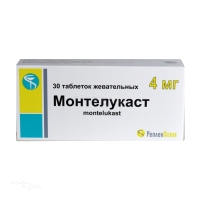 МОНТЕЛУКАСТ 4мг N30 табл жеват РЕПЛЕК