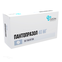ПАНТОПРАЗОЛ 40мг N56 табл кишечн-раств п.о. ОЗОН