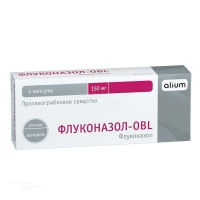 ФЛУКОНАЗОЛ-OBL 150мг N4 капс АЛИУМ