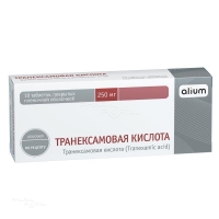 ТРАНЕКСАМОВАЯ КИСЛОТА 250мг N10 табл п.п.о. АЛИУМ