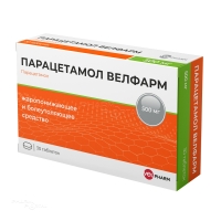 ПАРАЦЕТАМОЛ ВЕЛФАРМ 500мг N30 табл ВЕЛФАРМ