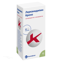 ЛЕРКАНИДИПИН КРОНО 10мг N30 табл п.п.о. КАНОНФАРМА ПРОДАКШН