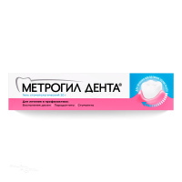 МЕТРОГИЛ ДЕНТА 10мг/г+0.5мг/г x 20г N1 гель стомат ЮНИКУЕ ФАРМАСЬЮТИКАЛ ЛАБОРАТОРИЕС