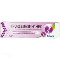 ТРОКСЕВАЗИН НЕО 1.7мг+50мг+20мг x 100г N1 гель д/наружн прим БАЛКАНФАРМА ТРОЯН
