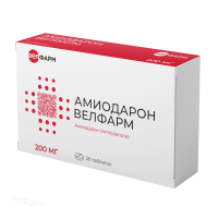 АМИОДАРОН ВЕЛФАРМ 200мг N30 табл ВЕЛФАРМ-М
