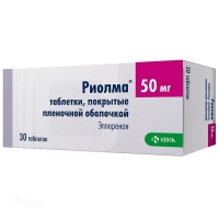 РИОЛМА 50мг N30 табл п.п.о. КРКА, Д. Д., НОВО МЕСТО