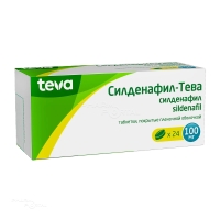 СИЛДЕНАФИЛ-ТЕВА 100мг N24 табл п.п.о. АКТАВИС