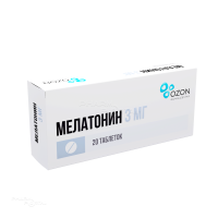 МЕЛАТОНИН 3мг N20 табл п.п.о. ОЗОН