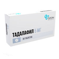 ТАДАЛАФИЛ 5мг N30 табл п.п.о. ОЗОН