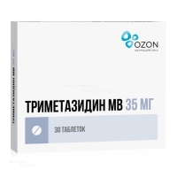 ТРИМЕТАЗИДИН МВ 35мг N30 табл с пролонгир высв п.п.о. ОЗОН