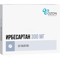 ИРБЕСАРТАН 300мг N28 табл п.п.о. ОЗОН
