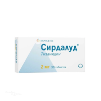 СИРДАЛУД 2мг N30 табл НОВАРТИС НЕВА