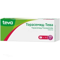 ТОРАСЕМИД-ТЕВА 10мг N30 табл ПЛИВА ХРВАТСКА
