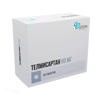 ТЕЛМИСАРТАН 80мг N84 табл ОЗОН