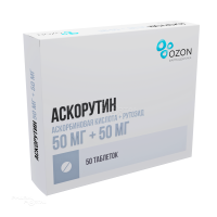 АСКОРУТИН 50мг+50мг N50 табл ОЗОН