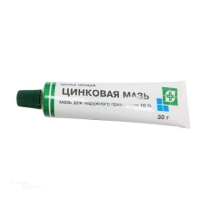 ЦИНКОВАЯ МАЗЬ 10% x 30г N1 мазь д/наружн прим БИОСИНТЕЗ