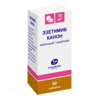 ЭЗЕТИМИБ КАНОН 10мг N90 табл КАНОНФАРМА ПРОДАКШН