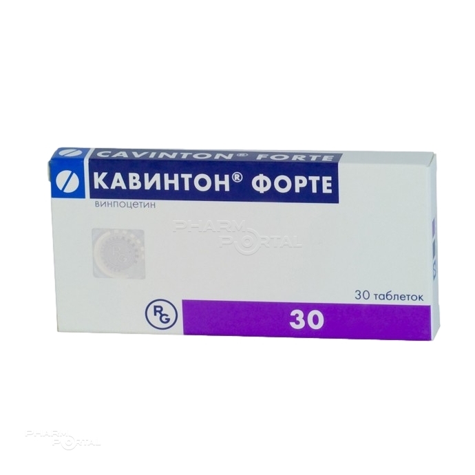 КАВИНТОН ФОРТЕ 10мг N30 табл ГЕДЕОН РИХТЕР-РУС