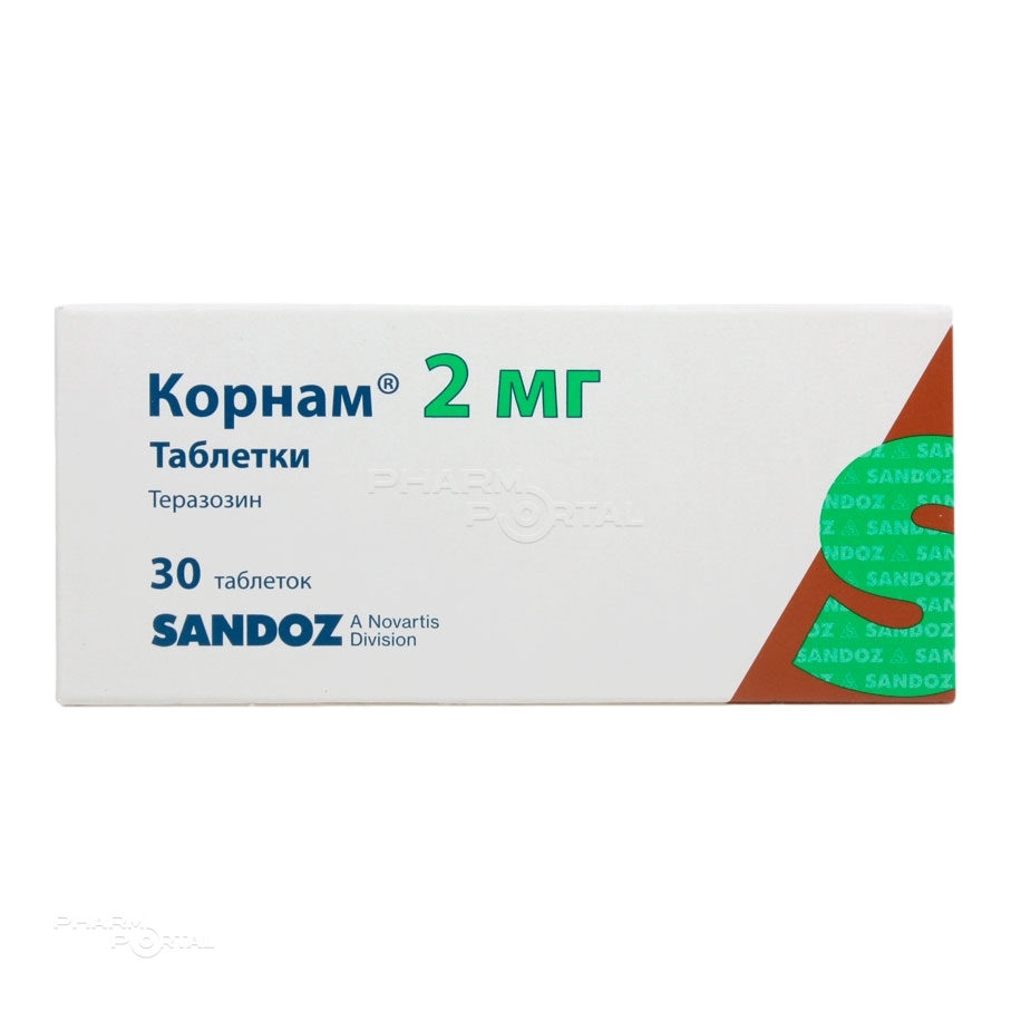 КОРНАМ 2мг N30 табл ЛЕК