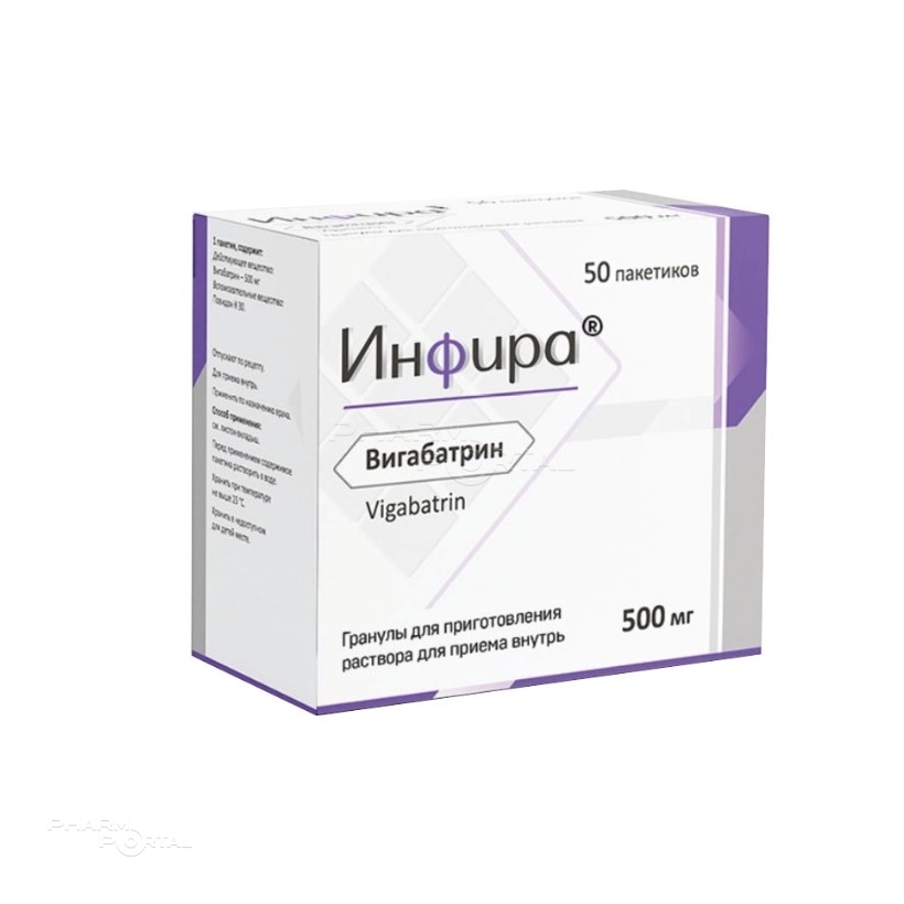 ИНФИРА 500мг x 508мг N50 гран д/пригот р-ра д/приема внутрь ФАРМПРОЕКТ