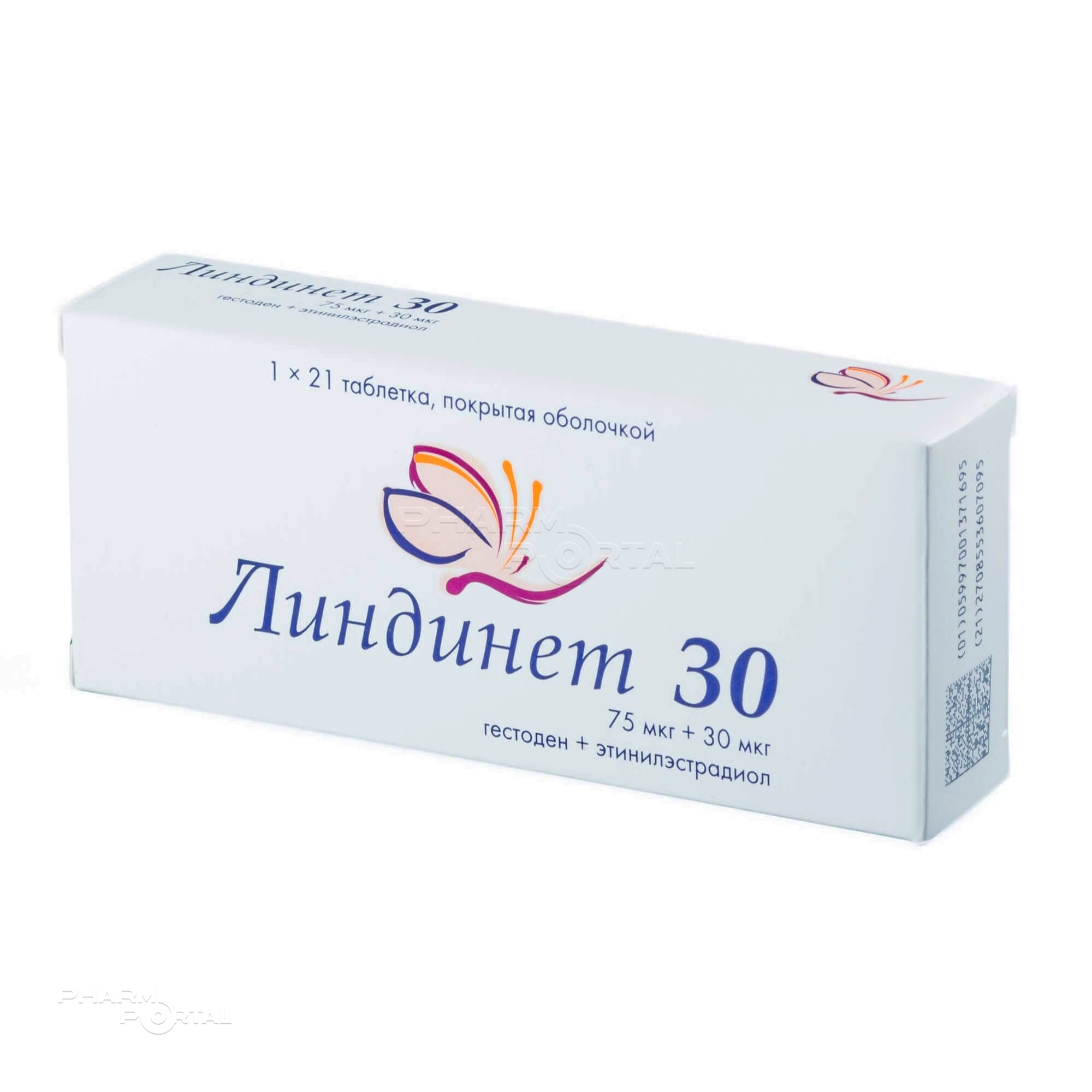 ЛИНДИНЕТ 30 75мкг+30мкг N21 табл п.о. ГЕДЕОН РИХТЕР