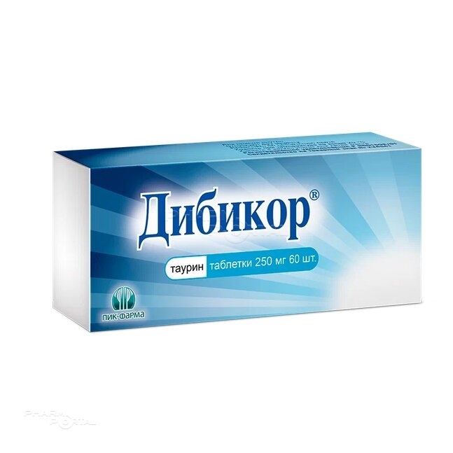 ДИБИКОР 250мг N60 табл ПИК-ФАРМА ЛЕК