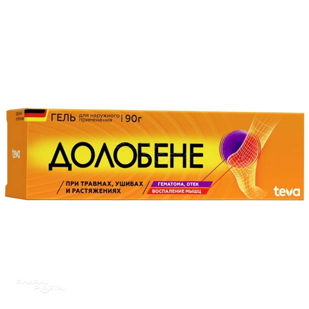ДОЛОБЕНЕ 50000МЕ/100г+2.5г/100г+16.66мг/100г x 90г N1 гель д/наружн прим МЕРКЛЕ