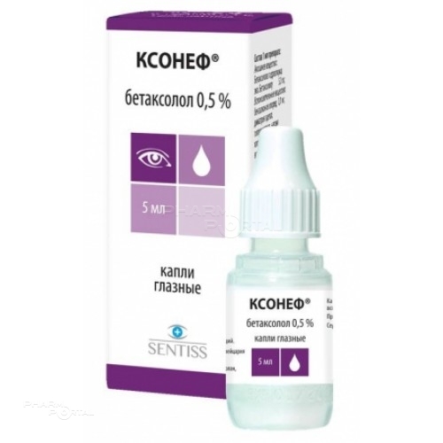 КСОНЕФ 0.5% x 5мл N1 кап глазн СЕНТИСС ФАРМА