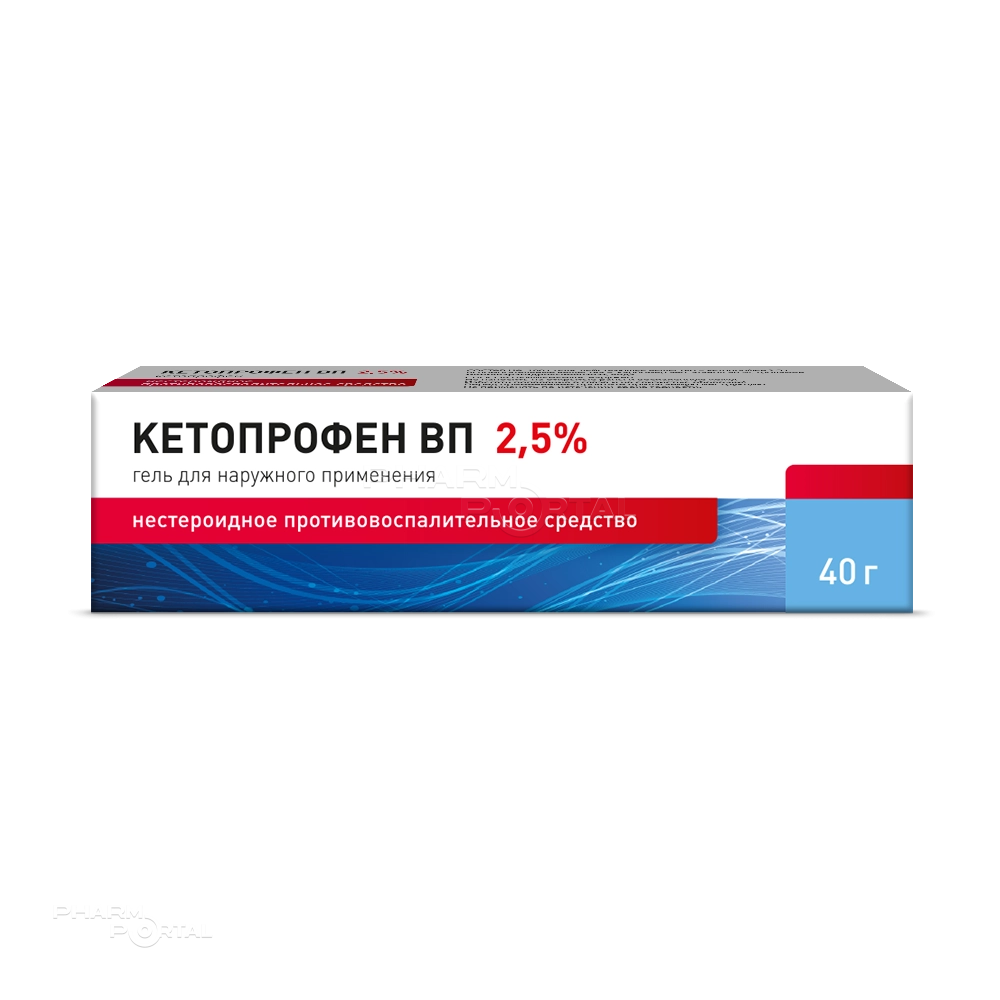 КЕТОПРОФЕН ВП 2.5% x 40г N1 гель д/наружн прим ВЕТПРОМ