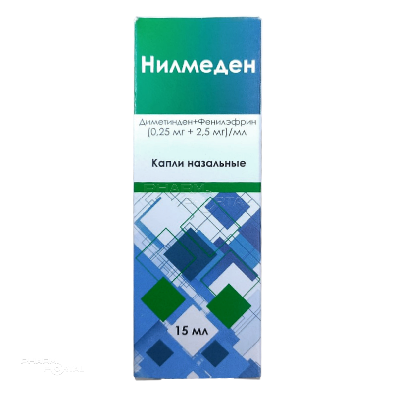 НИЛМЕДЕН 0.25мг/мл+2.5мг/мл x 15мл N1 кап наз ТУЛЬСКАЯ ФАРМФАБРИКА (ООО)