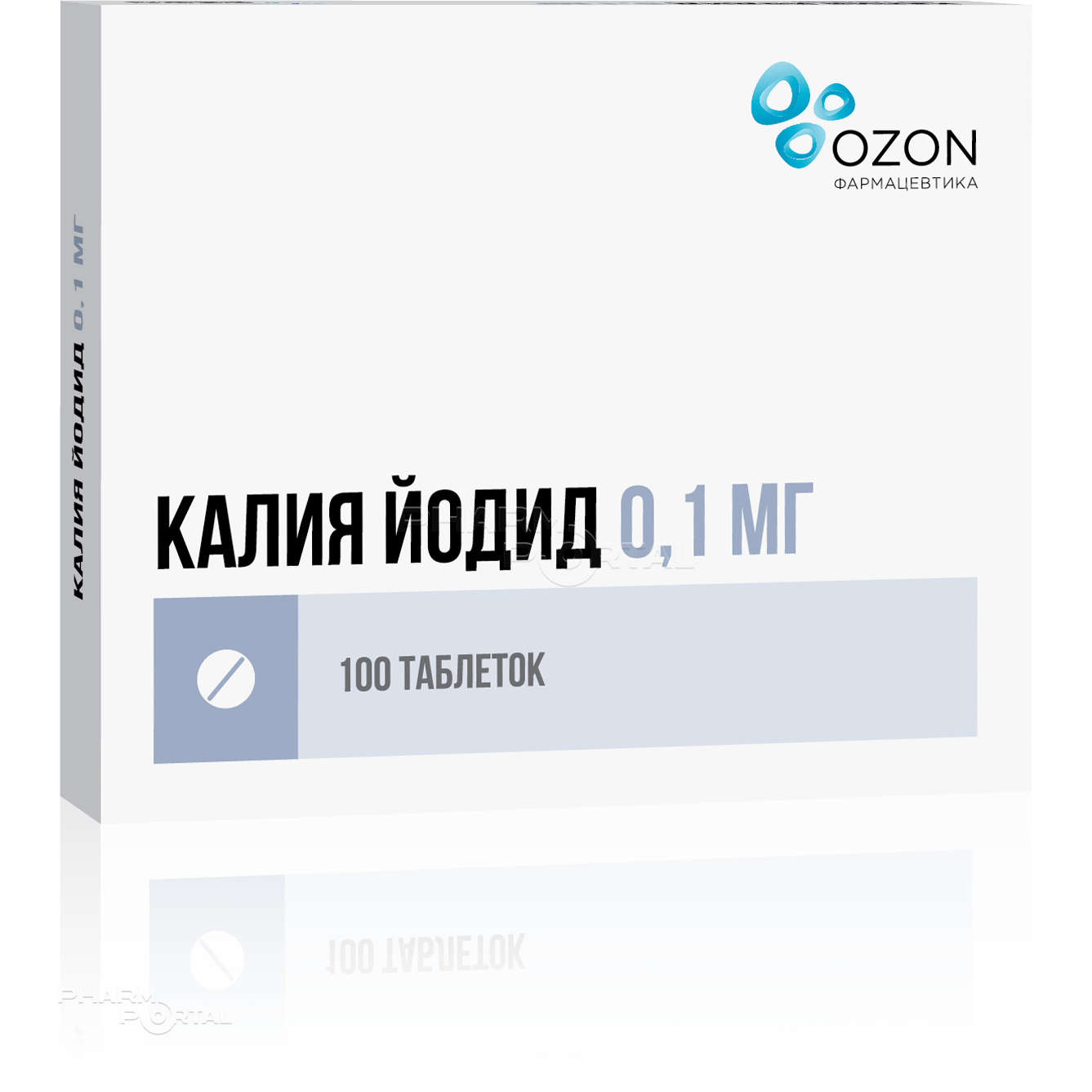 КАЛИЯ ЙОДИД 100мкг N100 табл ОЗОН