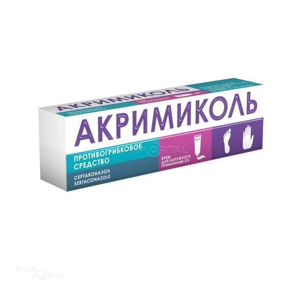 АКРИМИКОЛЬ 2% x 15г N1 крем д/наружн прим АКРИХИН