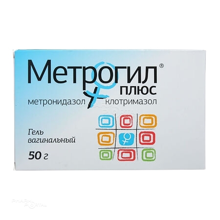 МЕТРОГИЛ ПЛЮС 20мг/г+10мг/г x 50г N1 гель ваг в комплекте: аппликатор (10) ЮНИКУЕ ФАРМАСЬЮТИКАЛ ЛАБОРАТОРИЕС