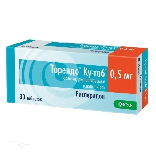 ТОРЕНДО КУ-ТАБ 500мкг N30 табл дисперг орал КРКА, Д. Д., НОВО МЕСТО